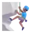 Man Climbing: Medium Skin Tone