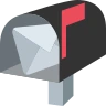 Эмодзи Открытый почтовый ящик с поднятым флажком 📬 image - EmojiTwo style