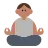 Person In Lotus Position: Medium Skin Tone
