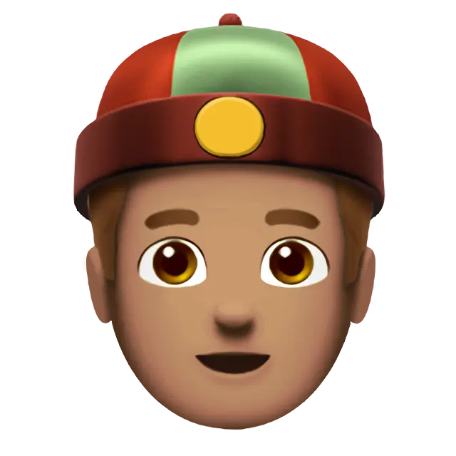 Person With Skullcap: Medium Skin Tone