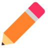 Pencil Emoji ✏ image - Microsoft Classic 2D style