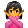 Woman Gesturing No Emoji 🙅‍♀️ image - Emojidex style