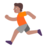 Person Running: Medium Skin Tone