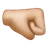 Right-Facing Fist: Medium-Light Skin Tone