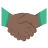 Handshake: Dark Skin Tone
