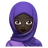 Woman With Headscarf: Dark Skin Tone