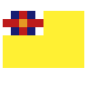 Flag: Niue Emoji 🇳🇺 image - SerenityOS style