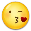 Face Blowing A Kiss