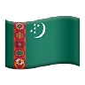 Flag: Turkmenistan Emoji 🇹🇲 image - Apple style