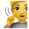 聾人 Emoji 🧏 image - Huawei Harmony OS style