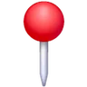Emoji Kerek toló 📍 image - Samsung style