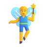 Man Fairy Emoji 🧚‍♂️ image - Microsoft 3D Fluent style