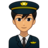 Man Pilot: Medium Skin Tone