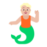 Merperson: Medium-Light Skin Tone Emoji 🧜🏼 image - Microsoft Classic 2D style