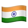 Flag: India Emoji 🇮🇳 image - Apple style