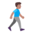 Man Walking Facing Right: Medium Skin Tone