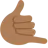 Call Me Hand: Medium-Dark Skin Tone