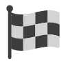 Drapeau en damier Emoji 🏁 image - Tossface style