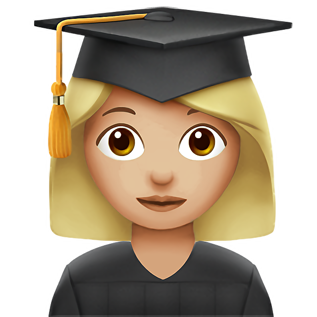 Woman Student: Medium-Light Skin Tone
