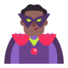 Man Supervillain: Medium-Dark Skin Tone Emoji 🦹🏾‍♂️ image - Microsoft Classic 2D style