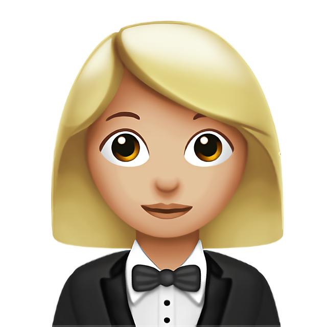 Woman In Tuxedo: Medium-Light Skin Tone