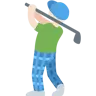 Man Golfing: Light Skin Tone Emoji 🏌🏻‍♂️ image - Twitter / X (Twemoji) style
