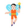 Fairy: Light Skin Tone Emoji 🧚🏻 image - Microsoft Classic 2D style