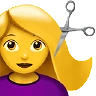 Woman Getting Haircut Emoji 💇‍♀️ image - Apple style