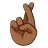 Crossed Fingers: Medium-Dark Skin Tone