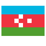 Flag: Azerbaijan Emoji 🇦🇿 image - SerenityOS style