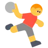 Man Playing Handball Emoji 🤾‍♂️ image - Tossface style