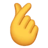 Mano Con Dedo Índice Y Pulgar Cruzados Emoji 🫰 image - Huawei Harmony OS style