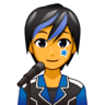 Singer Emoji 🧑‍🎤 image - Emojidex style