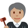Judge: Medium Skin Tone Emoji 🧑🏽‍⚖️ image - Twitter / X (Twemoji) style