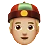Person With Skullcap: Medium-Light Skin Tone