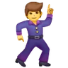 Człowiek tańczy Emoji 🕺 image - Samsung style