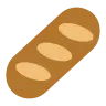 바게뜨 빵 Emoji 🥖 image - Tossface style