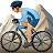 Man Mountain Biking: Medium-Light Skin Tone