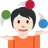 Person Juggling: Light Skin Tone