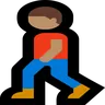 Person Walking: Medium Skin Tone Emoji 🚶🏽 image - Microsoft Windows 10 Segoe UI Emoji style