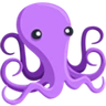Emoji Polpo 🐙 image - Facebook Messenger (2016) style