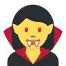 Woman Vampire Emoji 🧛‍♀️ image - Twitter / X (Twemoji) style