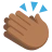 Clapping Hands: Medium-Dark Skin Tone