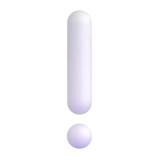 White Exclamation Mark