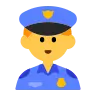 Man Police Officer Emoji 👮‍♂️ image - Tossface style