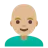 Man: Medium-Light Skin Tone, Bald