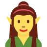Woman Elf Emoji 🧝‍♀️ image - Twitter / X (Twemoji) style