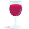 Verre de vin Emoji 🍷 image - Skype style