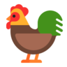 Emoji Kakas 🐓 image - Microsoft Classic 2D style