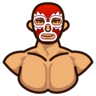 People Wrestling: Medium Skin Tone Emoji 🤼🏽 image - Emojidex style